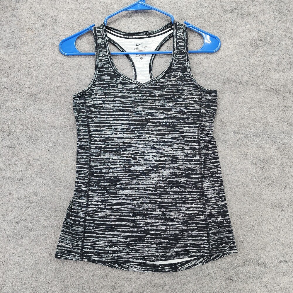 Nike Dri Fit Tank Top Womens XS Sleeveless Gray Miler